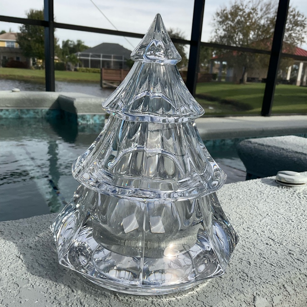 Waterford Marquis Christmas Tree Candy jar